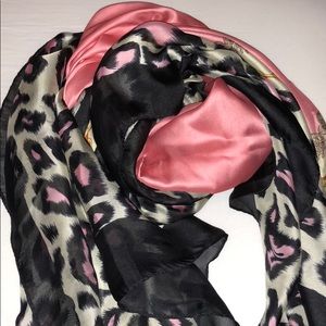 Long silk scarf
